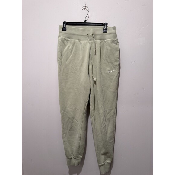 Nike Dri-FIT One Women's High-Waisted 7/8 French Terry Joggers - Picture 2 of 6